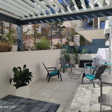 O Fil De L'Eau Bandol - App A05 - T3 Avec Jardin Et Terrasse Lägenhet Exteriör bild