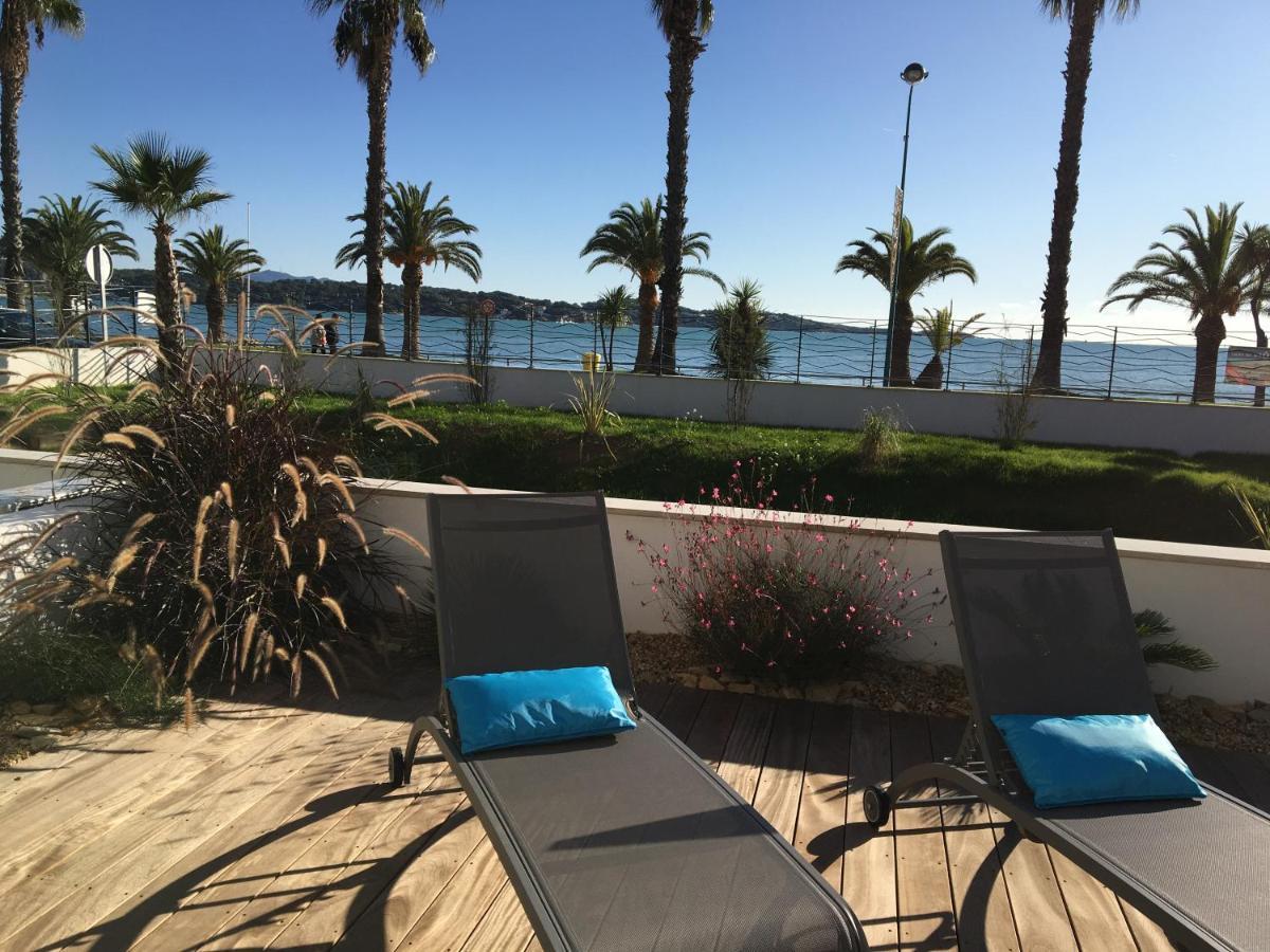 O Fil De L'Eau Bandol - App A05 - T3 Avec Jardin Et Terrasse Lägenhet Exteriör bild