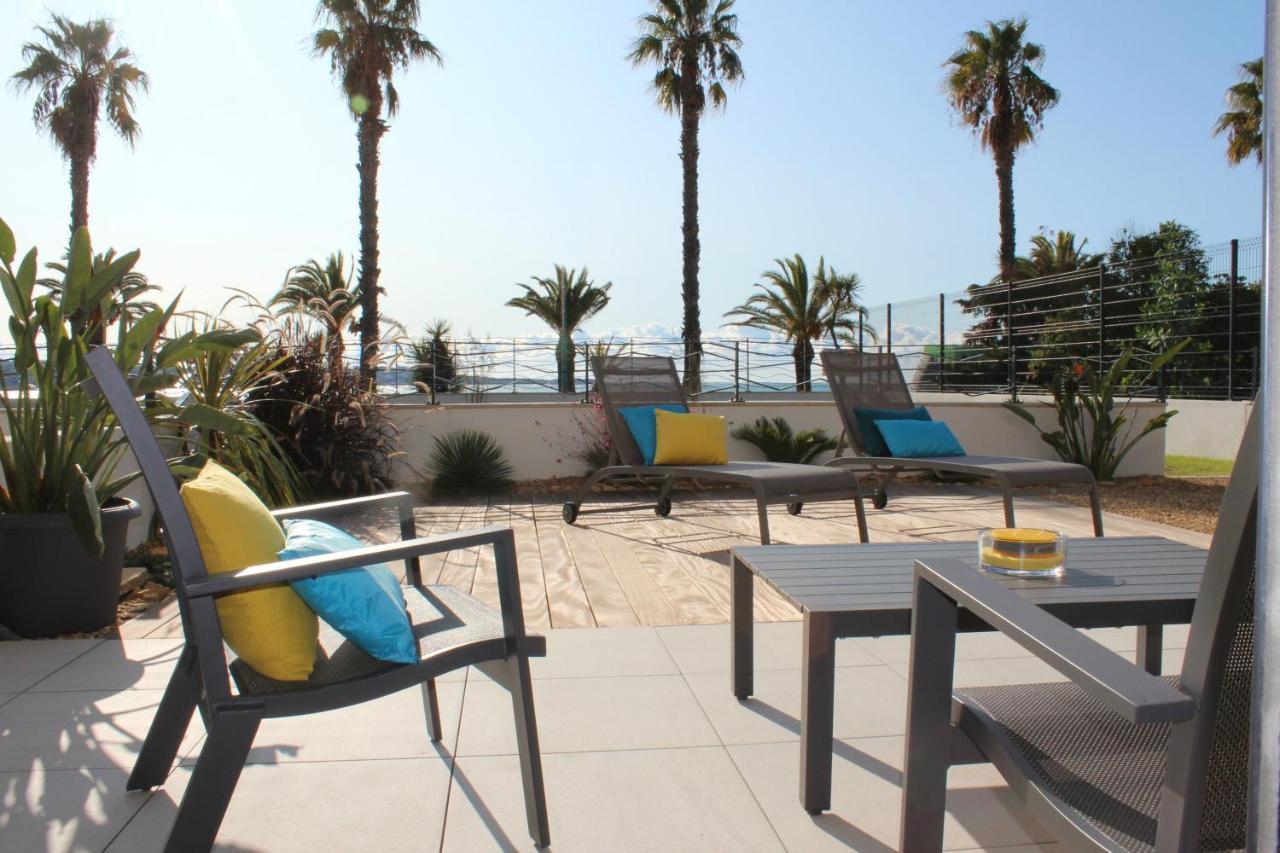 O Fil De L'Eau Bandol - App A05 - T3 Avec Jardin Et Terrasse Lägenhet Exteriör bild