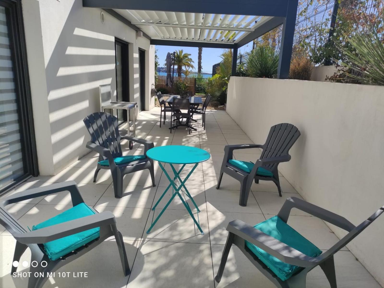 O Fil De L'Eau Bandol - App A05 - T3 Avec Jardin Et Terrasse Lägenhet Exteriör bild